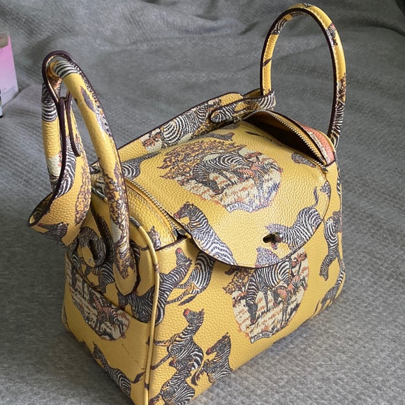 Cute yellow zebra bag - Picture 1 of 6